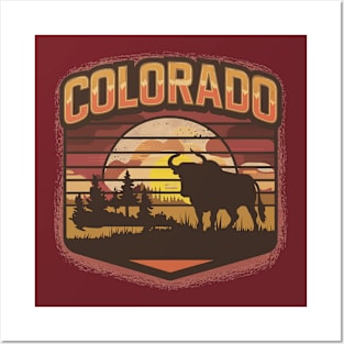 Colorado Vintage Outoor Design Posters and Art